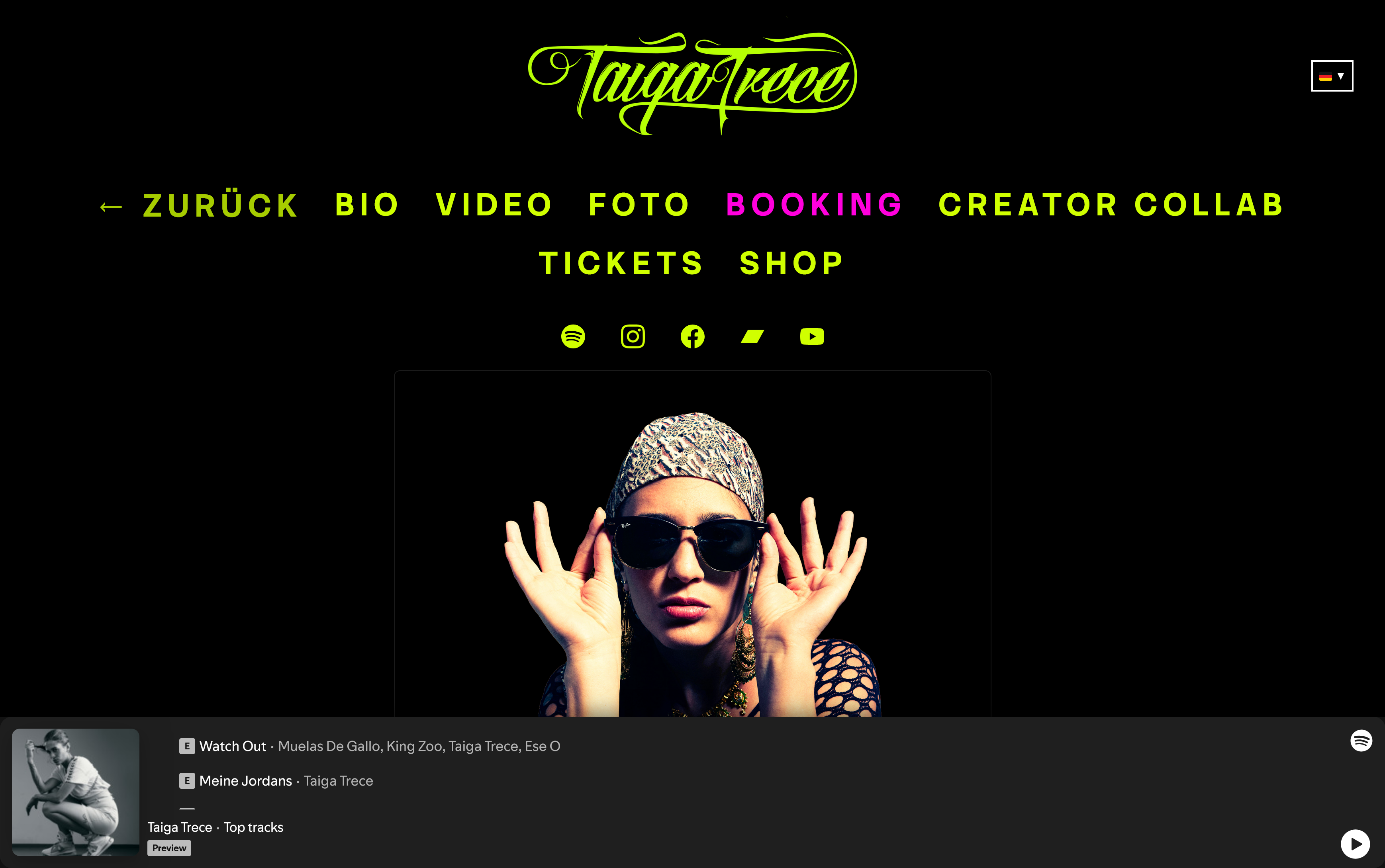 Taiga Website Screenshot 2